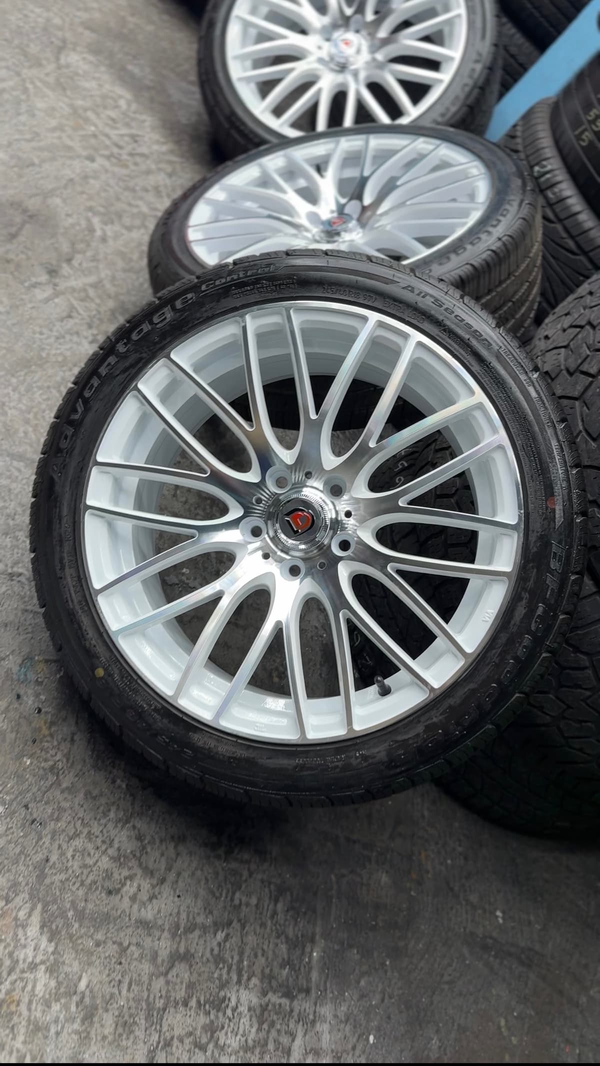 Custom wheels and tires at Hayward Tire shop in Hayward, CA